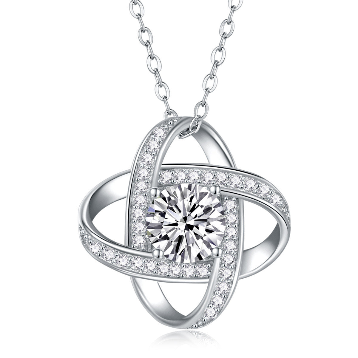 LED Lighted Gift Box Heart Necklace — Romantic Crystal Pendant for Her (Wife • Daughter • Sister)